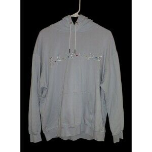 FRIENDS Light Blue Hoodie Pullover H&M Size MEDIUM UNISEX